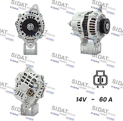 Sidat A12HY0218A2 - Alternatore www.autoricambit.com