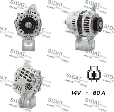 Sidat A12HY0218 - Alternatore www.autoricambit.com