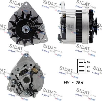 Sidat A12LU0026 - Alternatore www.autoricambit.com