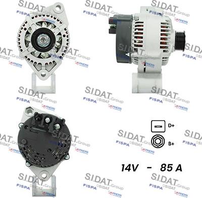 Sidat A12MA0914A2 - Alternatore www.autoricambit.com