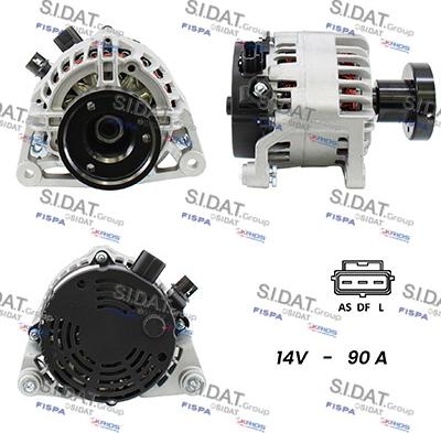 Sidat A12MA0059A2 - Alternatore www.autoricambit.com