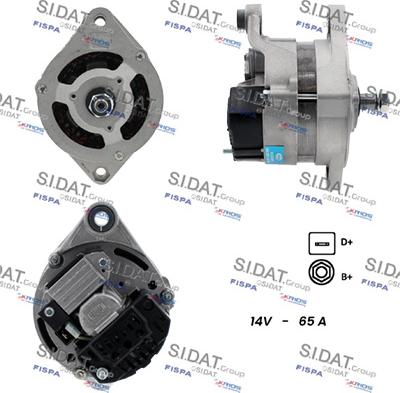 Sidat A12MA0002 - Alternatore www.autoricambit.com