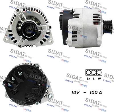 Sidat A12MA0302A2 - Alternatore www.autoricambit.com