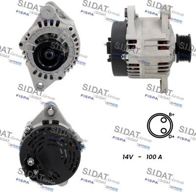 Sidat A12MA1196A2 - Alternatore www.autoricambit.com