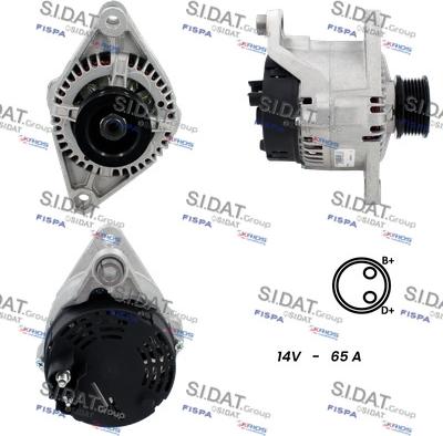 Sidat A12MA1191A2 - Alternatore www.autoricambit.com