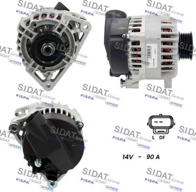 Sidat A12MA1248A2 - Alternatore www.autoricambit.com