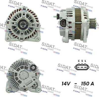 Sidat A12MH0479A2 - Alternatore www.autoricambit.com