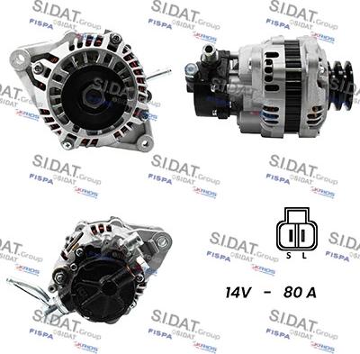 Sidat A12MH0472A2 - Alternatore www.autoricambit.com