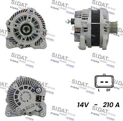 Sidat A12MH0583 - Alternatore www.autoricambit.com