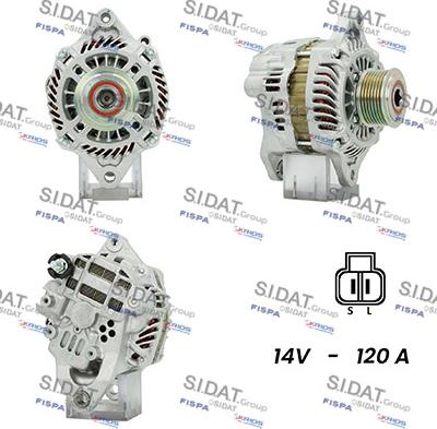 Sidat A12MH0573A2 - Alternatore www.autoricambit.com