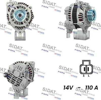 Sidat A12MH0699A2 - Alternatore www.autoricambit.com