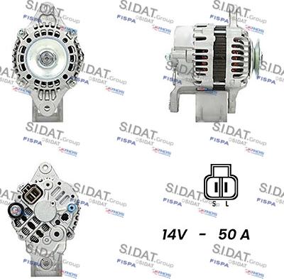 Sidat A12MH0696A2 - Alternatore www.autoricambit.com