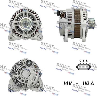 Sidat A12MH0693A2 - Alternatore www.autoricambit.com