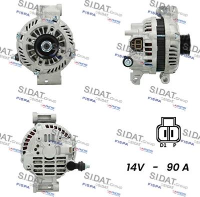 Sidat A12MH0651A2 - Alternatore www.autoricambit.com