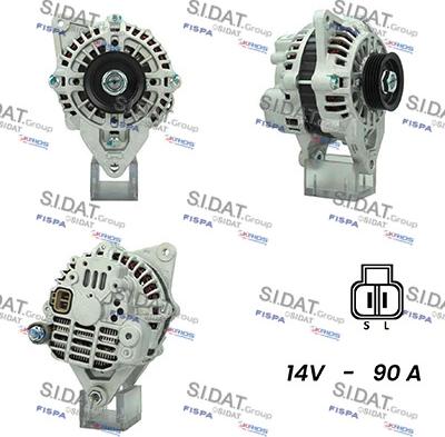 Sidat A12MH0666A2 - Alternatore www.autoricambit.com