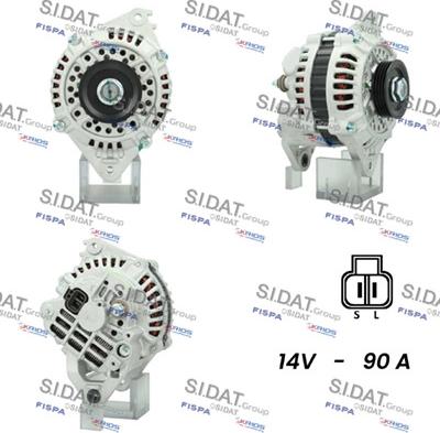 Sidat A12MH0660 - Alternatore www.autoricambit.com