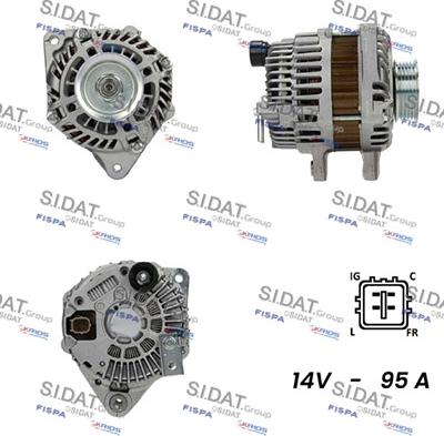 Sidat A12MH0626 - Alternatore www.autoricambit.com