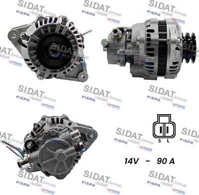 Sidat A12MH0044A2 - Alternatore www.autoricambit.com