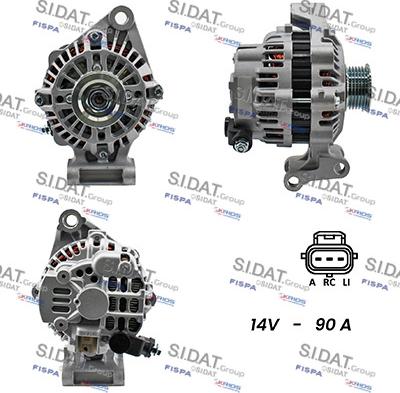 Sidat A12MH0158A2 - Alternatore www.autoricambit.com