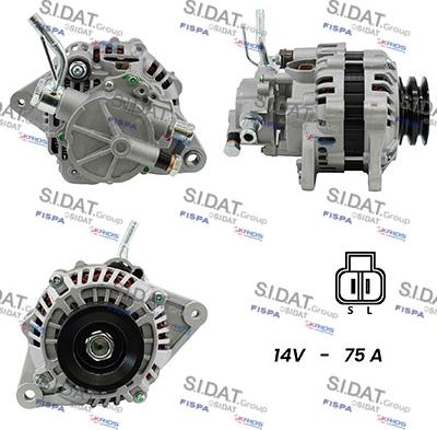 Sidat A12MH0113A2 - Alternatore www.autoricambit.com