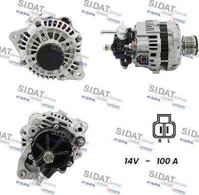 Sidat A12MH0174A2 - Alternatore www.autoricambit.com