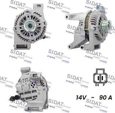 Sidat A12MH0357A2 - Alternatore www.autoricambit.com