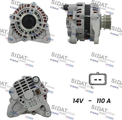 Sidat A12MH0295A2 - Alternatore www.autoricambit.com