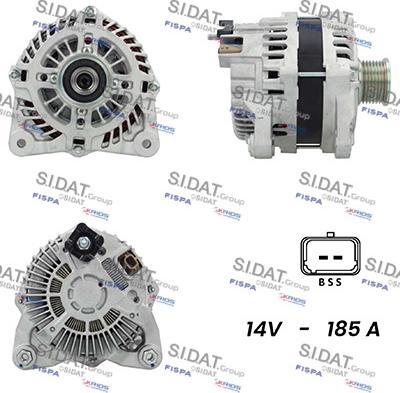 Sidat A12MH0281A2 - Alternatore www.autoricambit.com