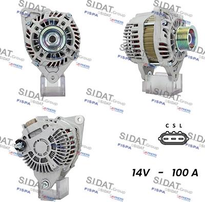 Sidat A12MH0700A2 - Alternatore www.autoricambit.com