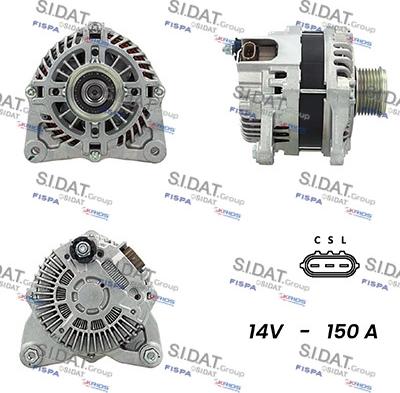 Sidat A12MH0701 - Alternatore www.autoricambit.com