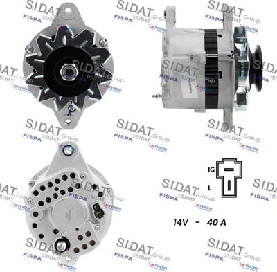 Sidat A12MH0707A2 - Alternatore www.autoricambit.com