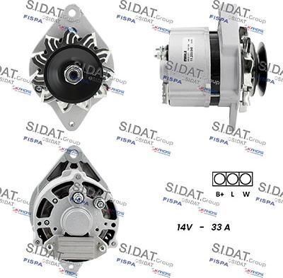 Sidat A12ML0595 - Alternatore www.autoricambit.com