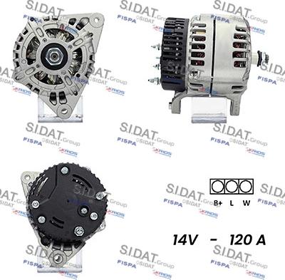 Sidat A12ML1044A2 - Alternatore www.autoricambit.com