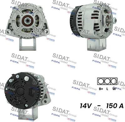 Sidat A12ML1058A2 - Alternatore www.autoricambit.com