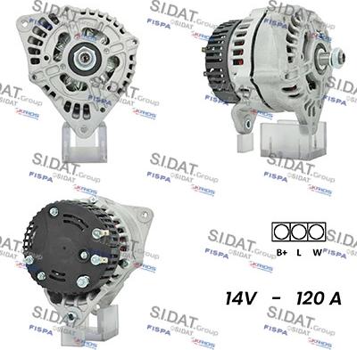 Sidat A12ML1085A2 - Alternatore www.autoricambit.com