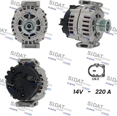 Sidat A12VA0971 - Alternatore www.autoricambit.com