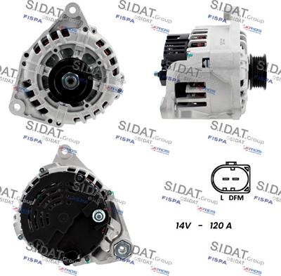 Sidat A12VA0500A2 - Alternatore www.autoricambit.com