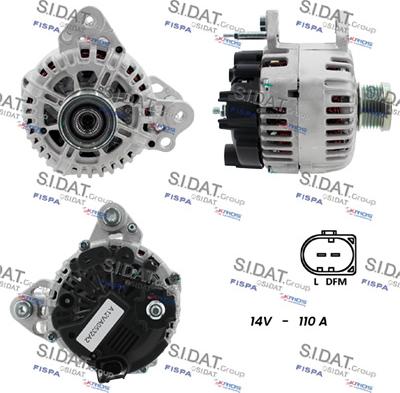 Sidat A12VA0532A2 - Alternatore www.autoricambit.com