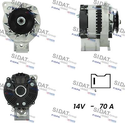 Sidat A12VA0617A2 - Alternatore www.autoricambit.com