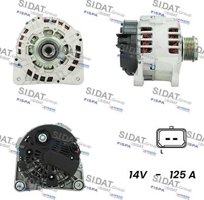 Sidat A12VA0065A2 - Alternatore www.autoricambit.com