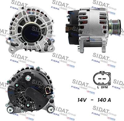 Sidat A12VA0005A2 - Alternatore www.autoricambit.com