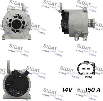 Sidat A12VA0194A2 - Alternatore www.autoricambit.com