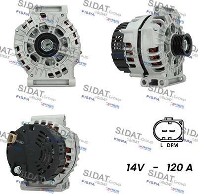 Sidat A12VA0888A2 - Alternatore www.autoricambit.com