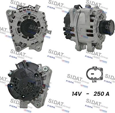 Sidat A12VA0308A2 - Alternatore www.autoricambit.com