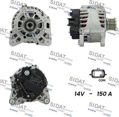 Sidat A12VA0294 - Alternatore www.autoricambit.com