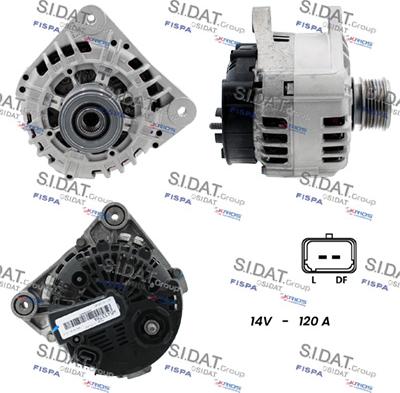 Sidat A12VA0290 - Alternatore www.autoricambit.com