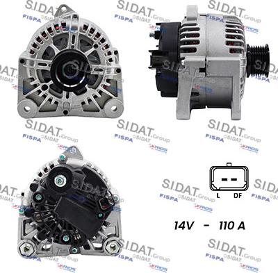 Sidat A12VA0204A2 - Alternatore www.autoricambit.com