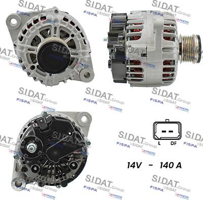 Sidat A12VA0216A2 - Alternatore www.autoricambit.com