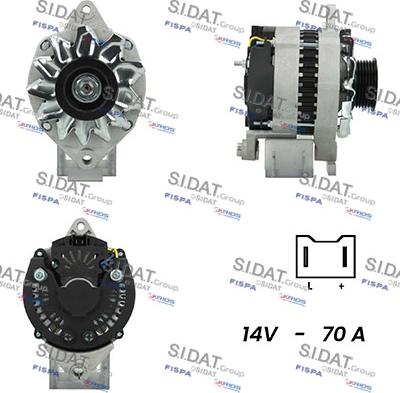 Sidat A12VA1005A2 - Alternatore www.autoricambit.com