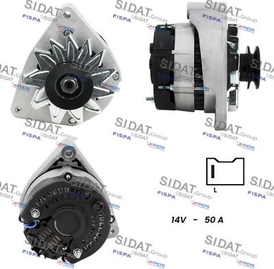 Sidat A12VA1175A2 - Alternatore www.autoricambit.com